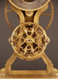 S07 Skeleton clock with multiple complications - image 4