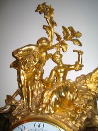 w11 Large and important Louis XV 'Cartel' clock - image 4