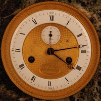M39 MANTELUHR MYSTERIEUSE mit Sekundenanzeige und Viertelstundenschlag - image 4