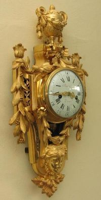 W20 Louis Seize Cartel clock. In superb original condition period gilding - image 3