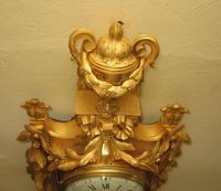 W20 Louis Seize Cartel clock. In superb original condition period gilding - image 5