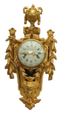 W20 Louis Seize Cartel clock. In superb original condition period gilding - image 1