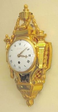 W24 Small Louis XVI Cartel Clock - image 5
