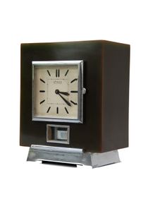 M198 Atmos in donkergroene kast, J.L.Reutter nummer 5013 - afbeelding 1
