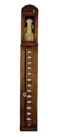 J03 Miniature Japanese Wood Pillar Clock - image 1