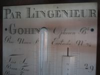 BA01 Franse Barometer par l'ingenieur Gohin - Paris - afbeelding 5