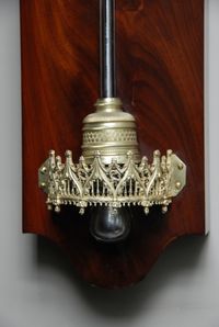 BA06 Franse Barometer/ Thermometer gesigneerd Charles Frecót - Rue de la harpe no 93 - afbeelding 5