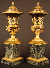 CA11 Empire pendule PLUS  Médici vazen, PIERRE-PHILIPPE THOMIRE - afbeelding 5