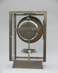 M199 Tall Atmos, nikkel, Art Deco design, J.L. Reutter nr. 1902 - image 3