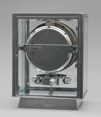 M200 Chrome  plated art deco J. L. Reutter five-glass Atmos clock - image 3