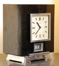 M181 Atmos clock in black with print , J.L. Reutter - image 6