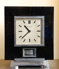 M181 Atmos clock in black with print , J.L. Reutter - image 2