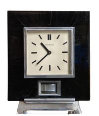 M181 Atmos clock in black with print , J.L. Reutter - image 1