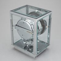 M212  Chromen Atmos klok, Reutter no 5184, 5 glazen - afbeelding 7