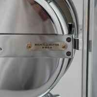 M212  Chromen Atmos klok, Reutter no 5184, 5 glazen - afbeelding 6