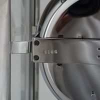 M212  Chromen Atmos klok, Reutter no 5184, 5 glazen - afbeelding 5