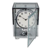 M212  Chromen Atmos klok, Reutter no 5184, 5 glazen - afbeelding 1