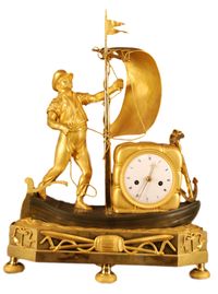 M16 Rare Directoire genre matelot mantel clock - image 1