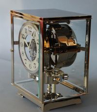 M219 Nikkel art deco JL Reutter vier glazen Atmos klok - afbeelding 7