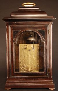 br06 Dutch table clock with date and moon phase indication - image 6
