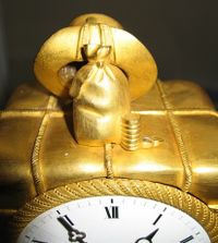 m46 Nice French empire mantle clock - image 5