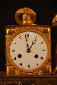 m46 Nice French empire mantle clock - image 7