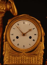 M40 French mantle clock 'La Liseuse' - image 3