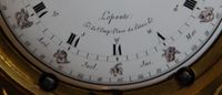 M224 Important French Diana mantle Clock LePaute - image 3