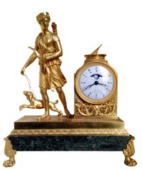 M224 Important French Diana mantle Clock LePaute - image 1