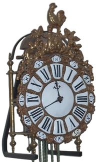 LA02 French 3 Bell Quarter striking lantern clock - image 1