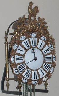 LA02 French 3 Bell Quarter striking lantern clock - image 2