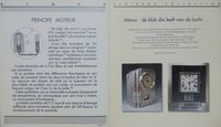 Herdruk Reutter Atmos pendule brochure met toevoegingen - afbeelding 2