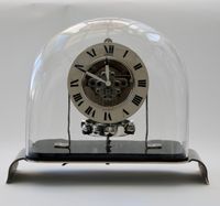M229 Atmos clock PO1, skeleton dial and glass dome, Reutter nr. 3200, France ca. 1930. - image 6