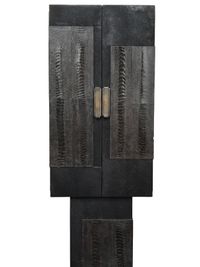 F07 R&Y Augousti Shagreen and Ostrich leather covered cabinet - image 3