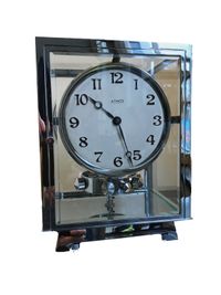 M267 Chrome plated art deco J. L. Reutter five-glass Atmos clock - image 1