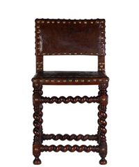 Een Paar Louis XIII Stoelen - afbeelding 4