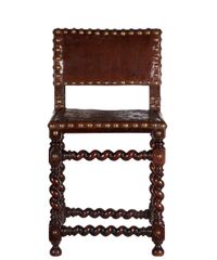 Een Paar Louis XIII Stoelen - afbeelding 7