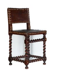 Een Paar Louis XIII Stoelen - afbeelding 8