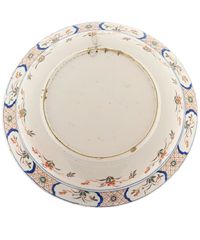 A Very Large Polychrome Chinoiserie Charger in Dutch Delftware - image 2