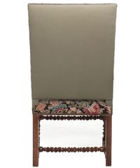 A Good Walnut Needlepoint Louis XIV Arm Chair - afbeelding 3