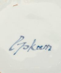 A 5-Piece Dutch Delft Garniture - afbeelding 6