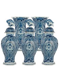 A 5-Piece Dutch Delft Garniture - afbeelding 1