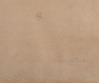 Paar Gouaches op Papier - Zicht van Frankenstein Kasteel - Landschap in Königstein - afbeelding 5