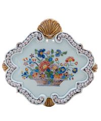 Een Polychroom Gekleurde Delfts Aardewerk Plaquette - afbeelding 1