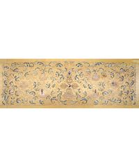 An Imperial Yellow-ground Embroidered Silk Panel - image 1