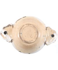 Friese Majolica Blue and White Porridge Bowl with Handles - image 2