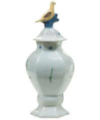 5-Piece Polychrome Small Dutch Delft Garniture - image 2