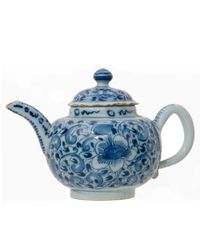 Dutch Delft Blue and White Teapot and Cover - image 5