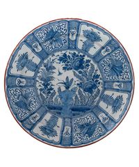 A Blue and White Delft Earthenware ‘Kraak’-Style Charger - image 1