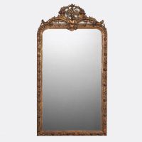 Large Distressed Mirror - image 1
